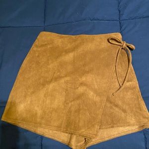 Abercrombie & Fitch Faux Suede Skort